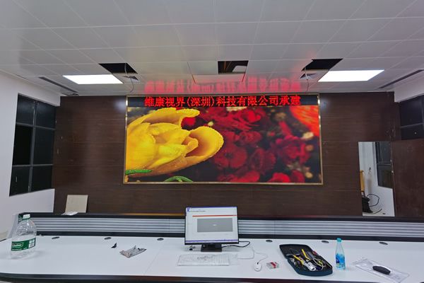 P1.875全彩LED显示屏-惠州污水处理厂