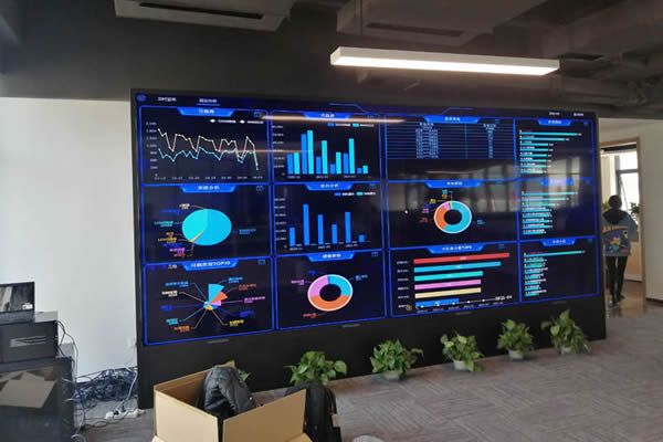 超窄边0.88mm液晶拼接屏在会议室的应用优势