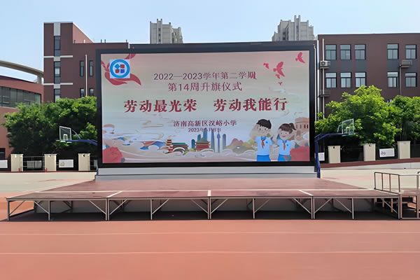 舞台LED显示屏面积与舞台背景墙面积的最佳比例关系