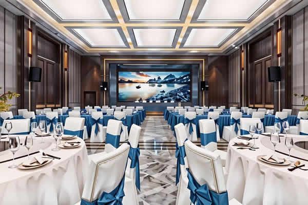 酒店宴会厅配多大面积的LED显示屏合适？