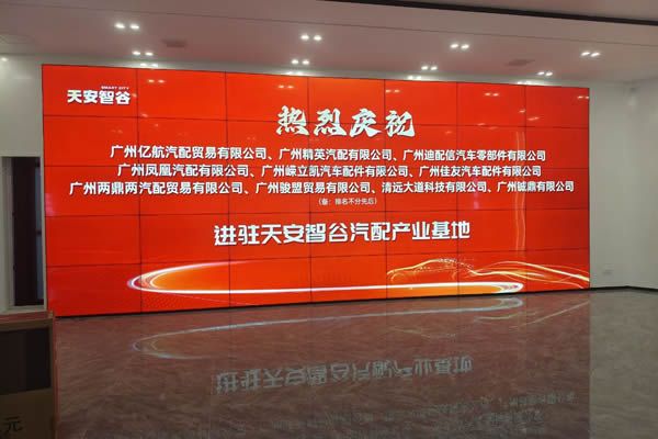 清远市某科技园 - 高清液晶显示屏