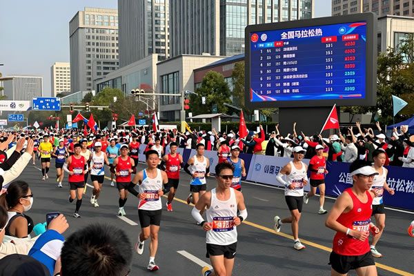 马拉松热”席卷全国！LED显示屏筑牢赛事生命线，维康国际助力城市体育焕新