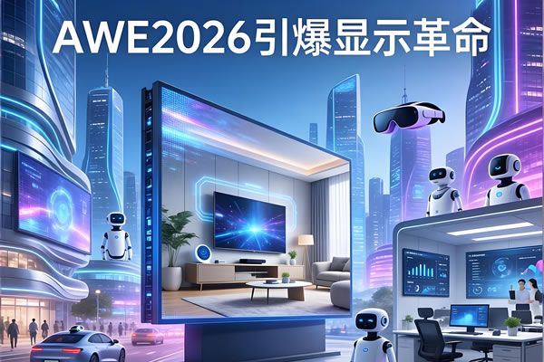 AWE2026 引爆显示革命！维康国际 LED 显示屏如何重塑全球智慧生活新生态？