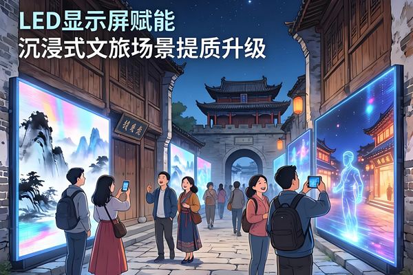 2026文旅融合新风口！LED显示屏赋能沉浸式文旅场景提质升级