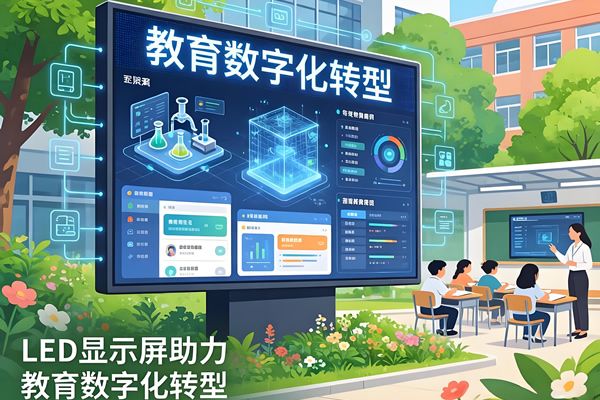 智慧校园建设提速！LED显示屏助力教育数字化转型落地