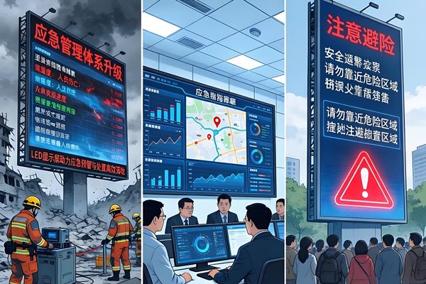 应急管理体系升级！LED显示屏助力应急预警与处置高效落地