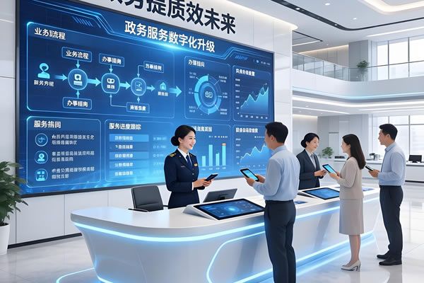 智慧政务提质增效！LED显示屏赋能政务服务数字化升级