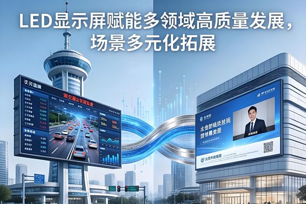 场景多元化拓展 LED显示屏赋能多领域高质量发展